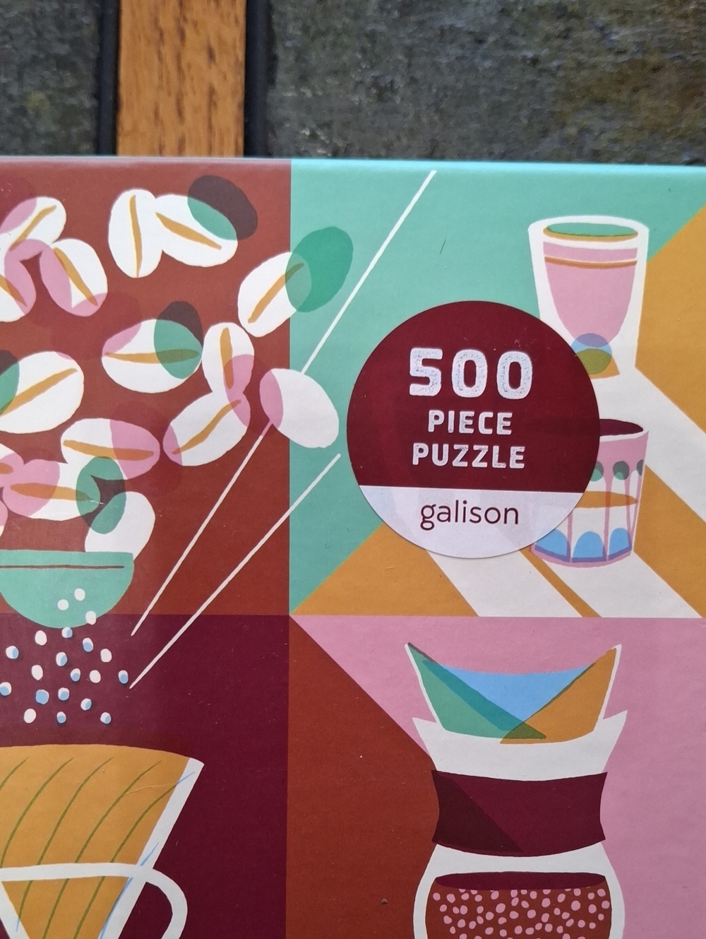 Coffee-Themed 500-Piece Puzzle - Picture 2 of 4